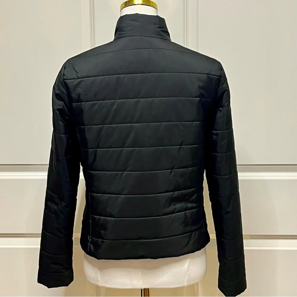Michael Kors Women’s Black Cropped Puffer Jacket Size Medium